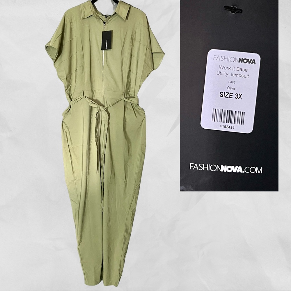 Work it babe Utility jumpsuit!